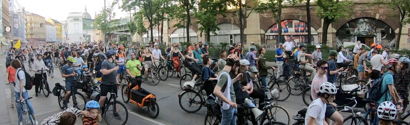 Gürtel: Demo für durchgängigen Radschnellweg