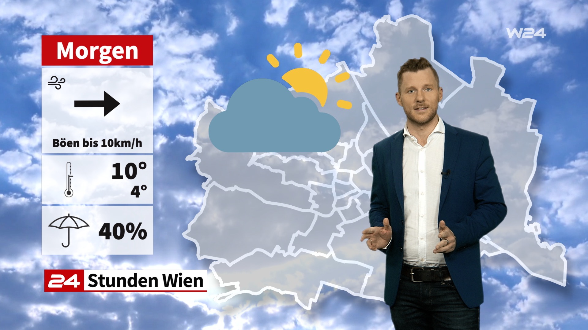 24 Stunden Wien Wetter Mild Und Unbest ndig News W24