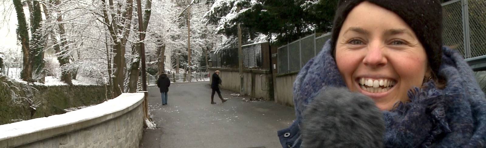 Schneemannsuche im Dehnepark