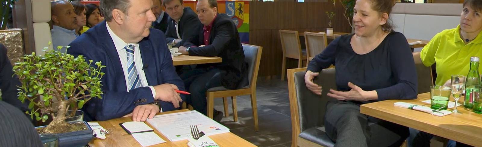 Wirtschafts- und Nachwuchstalk in Simmering