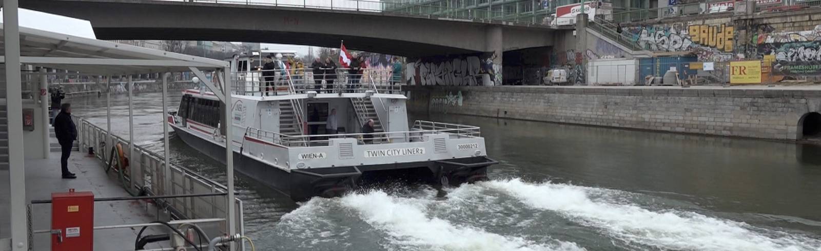 Twin City Liner auch im Winter unterwegs