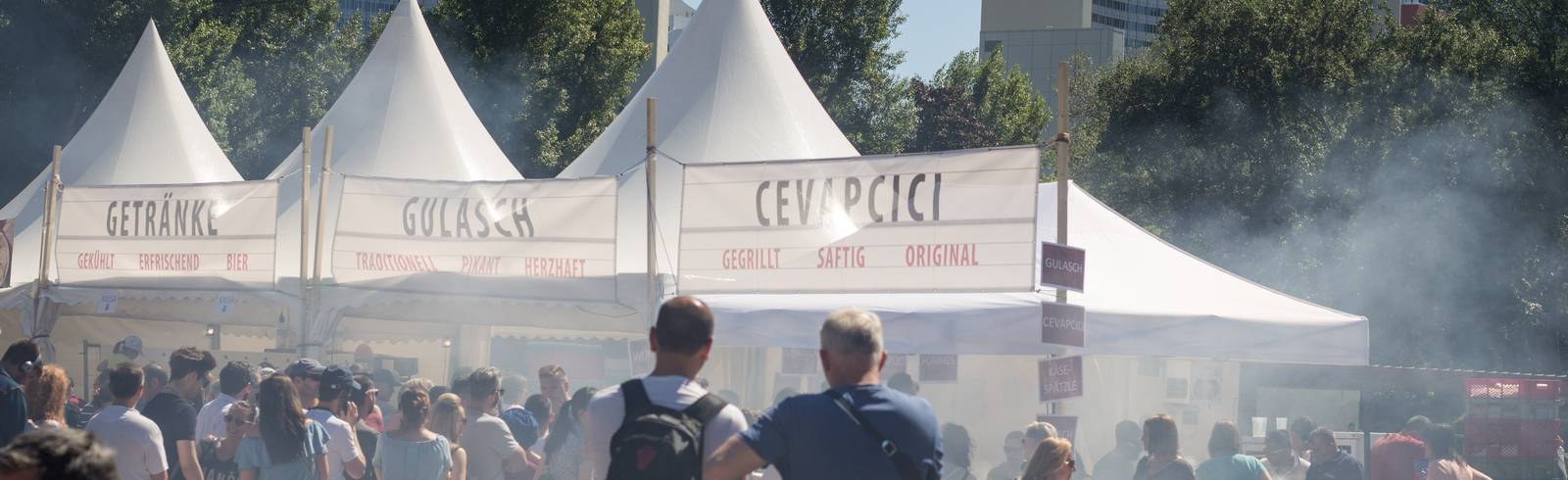 Donauparkfest: "Beim Essen kommen die Leit' zam"