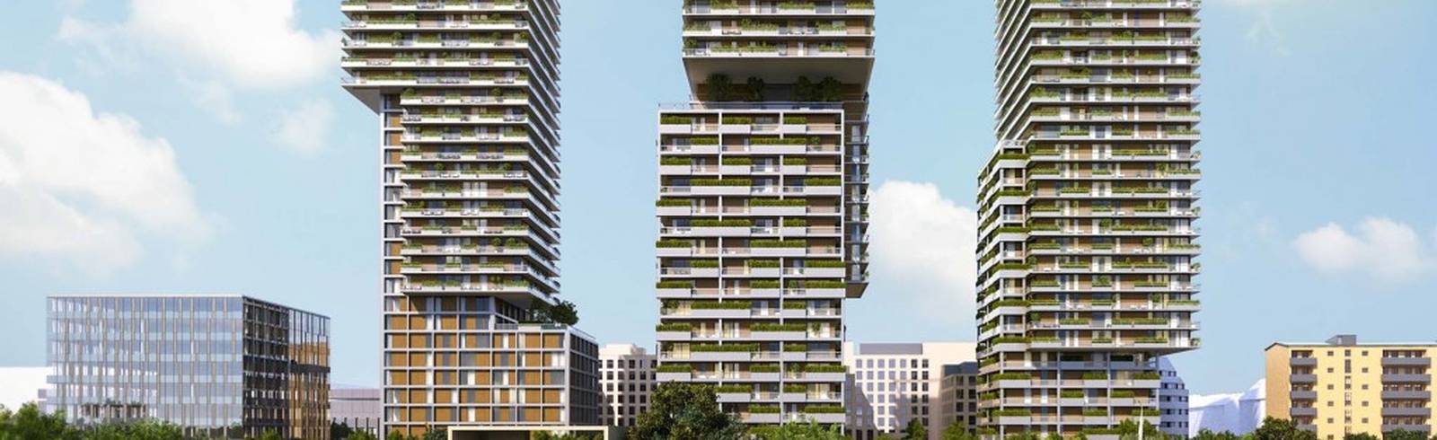 Strabag baut die Triiiple-Türme