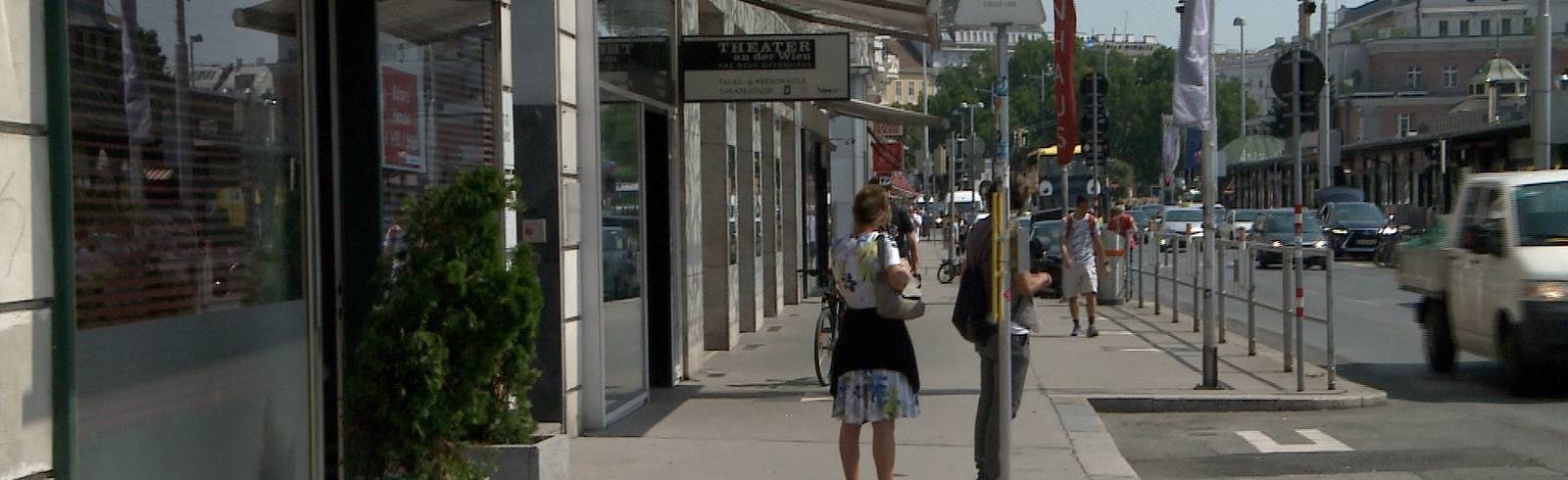 Radweg am Wiener Naschmarkt: "Nicht fix"