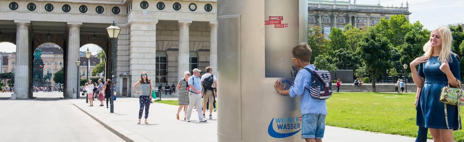 Über 980 Trinkbrunnen erfrischen den Wiener Sommer