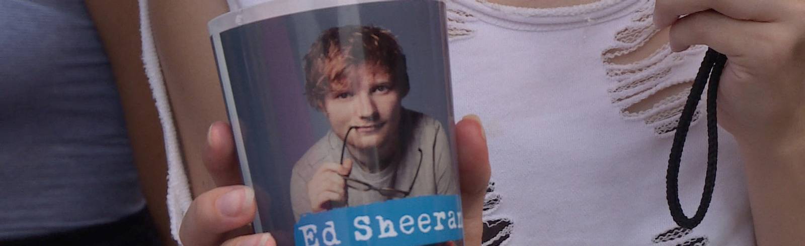 Ed Sheeran: Ausgelassene Fan-Ekstase vor dem Happel-Stadion