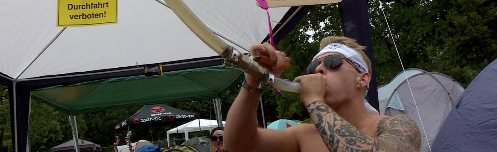 Partystimmung am Frequency-Festival