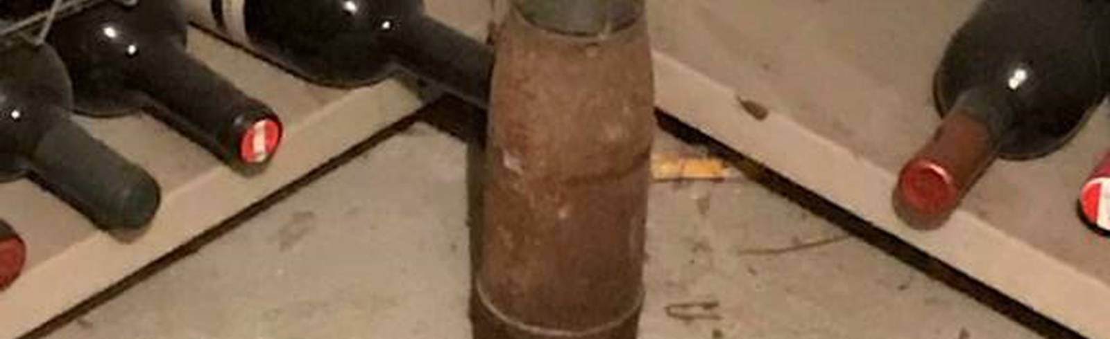 Favoriten: Schrapnell-Granate gefunden