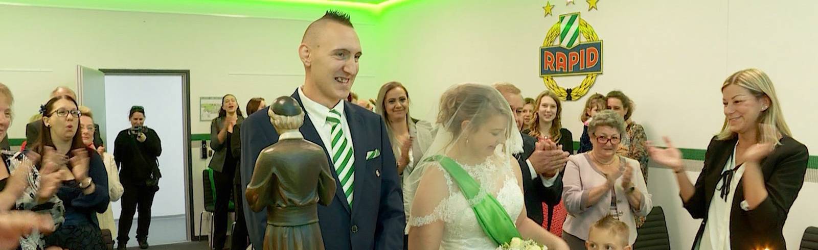 Traumhochzeit in Grün-Weiß