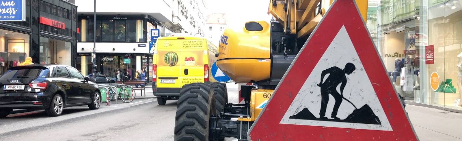 Innenstadt wird Großbaustelle