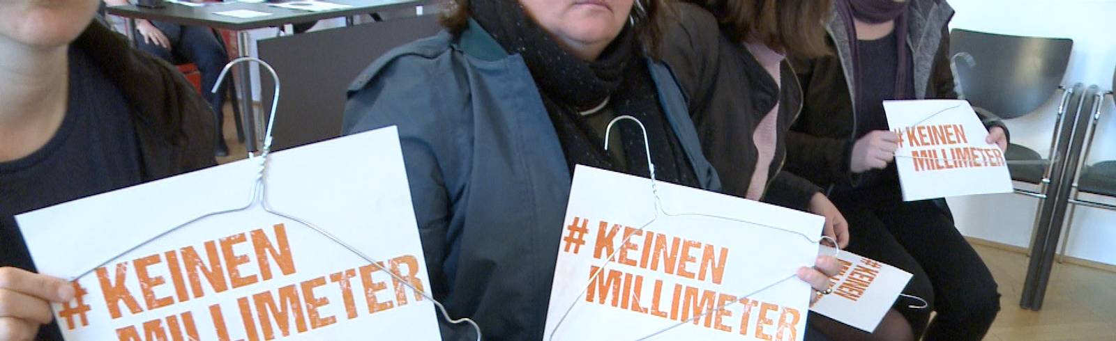Abtreibung - #KeinenMillimeter-Bündnis gegen Verbot des Spätabbruchs