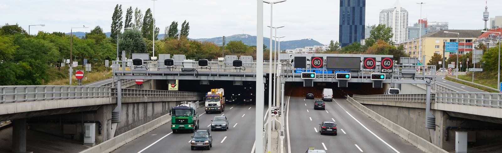 Knoten Kaisermühlen wird Langzeitbaustelle