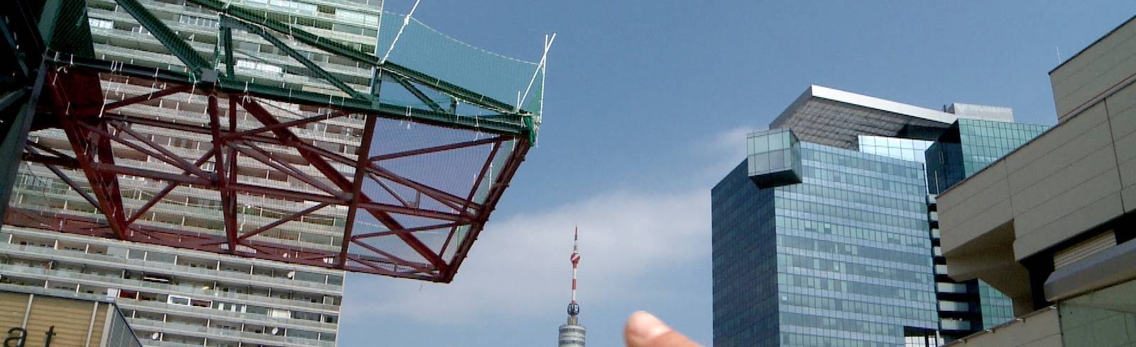 Neues Wiener Landmark: Donausegel nimmt Form an