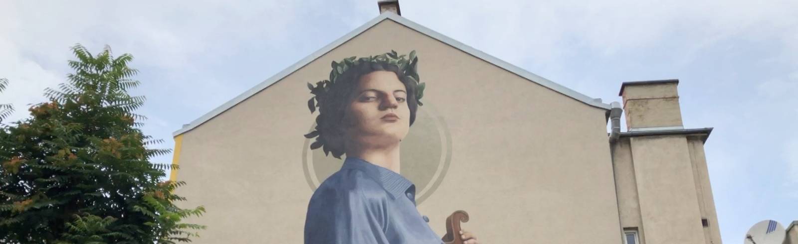 Festival bringt Riesenwandgemälde in die Stadt