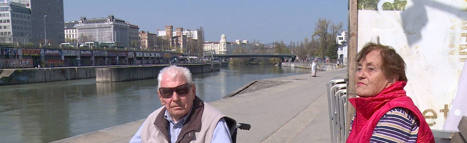 Leut' in Wien: Dame am Donaukanal