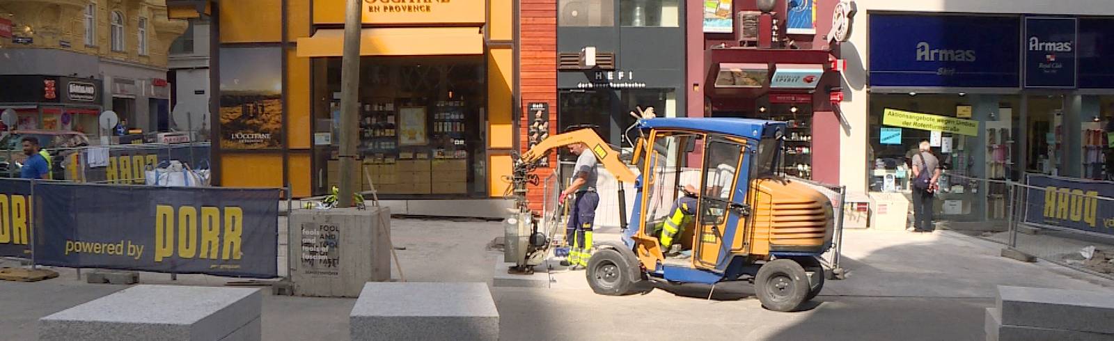 Bezirksflash: Rotenturmstraße-Umbau im Zeitplan