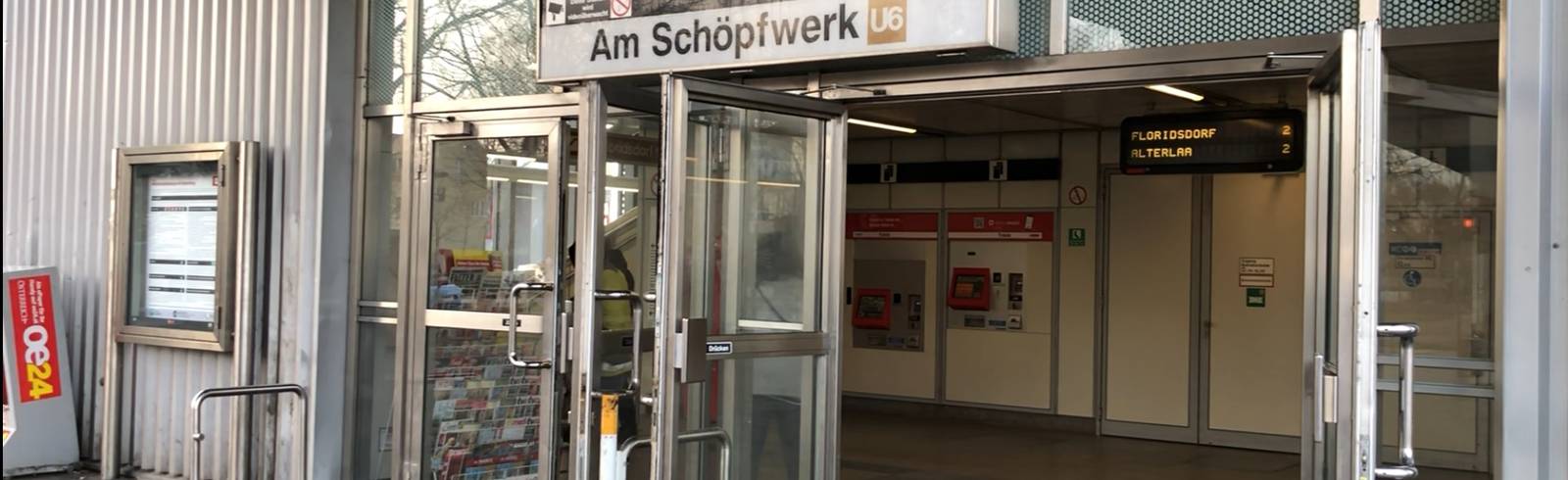Tödlicher Unfall in U6-Station "Am Schöpfwerk"