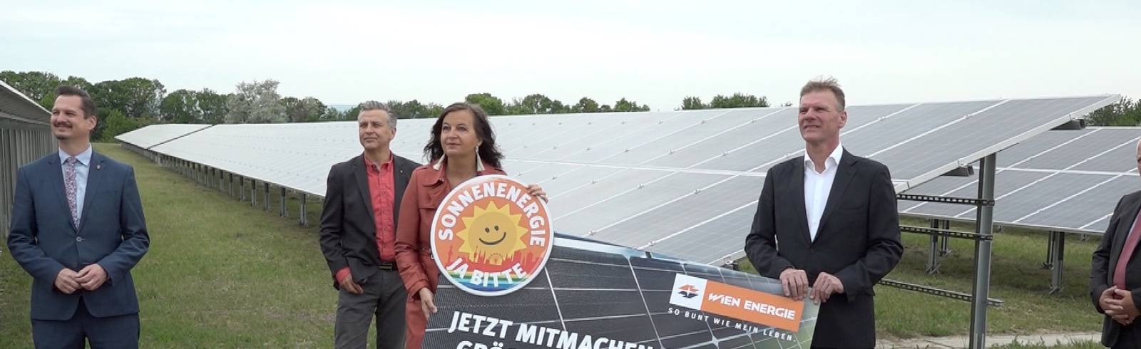 Wiens größtes Bürger-Solarkraftwerk startet