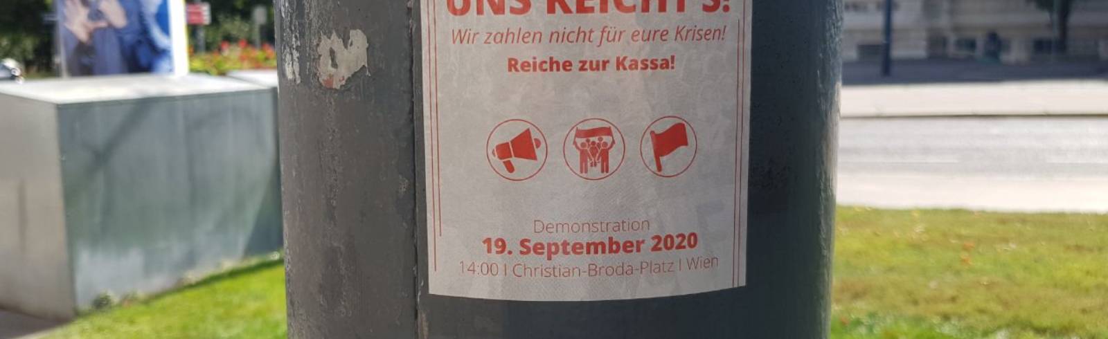 Demonstration gegen Corona-Wirtschaftspolitik