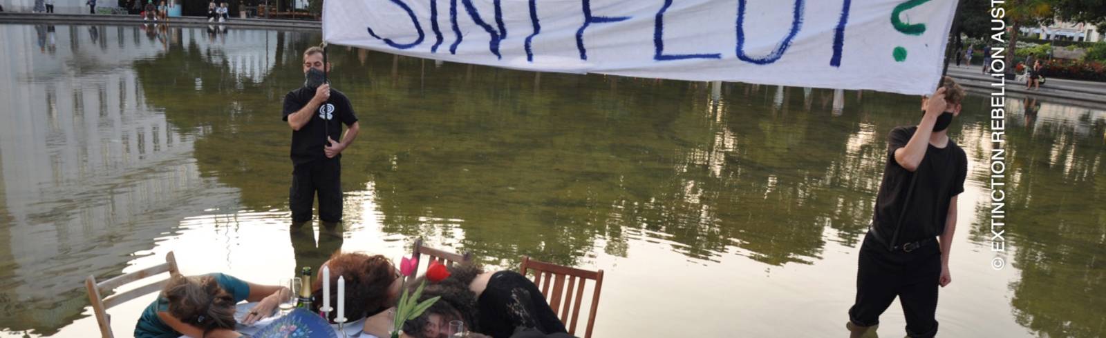 Bezirksflash:  Plastik-Dinner gegen Klimakrise