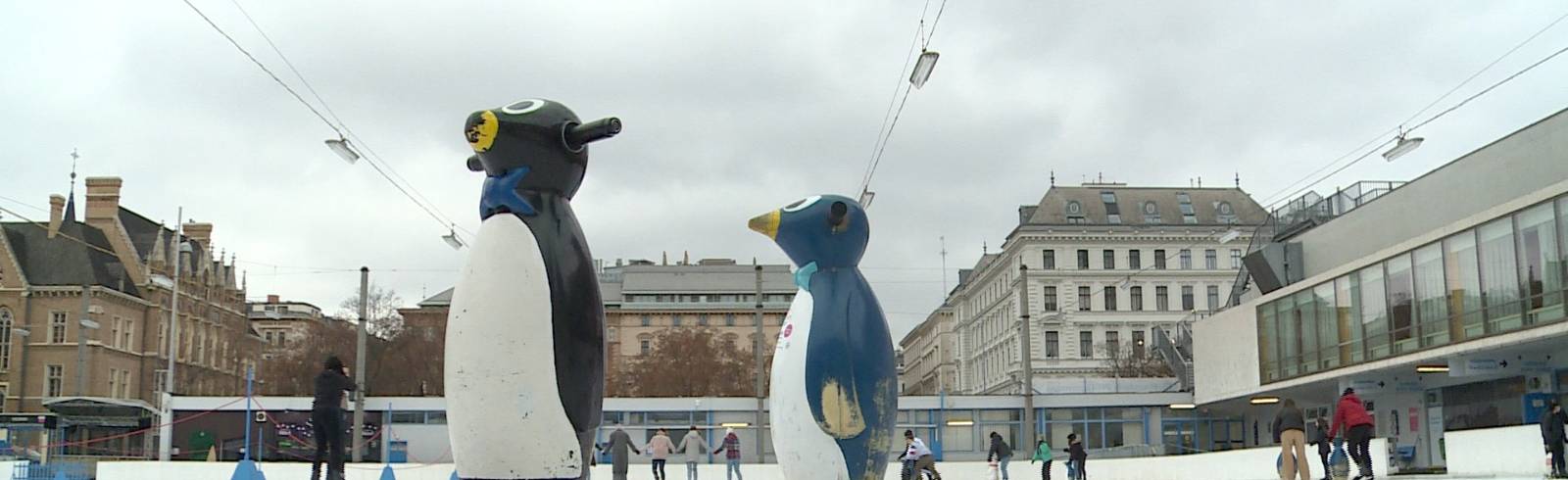 Corona: Eislaufen mit Abstand