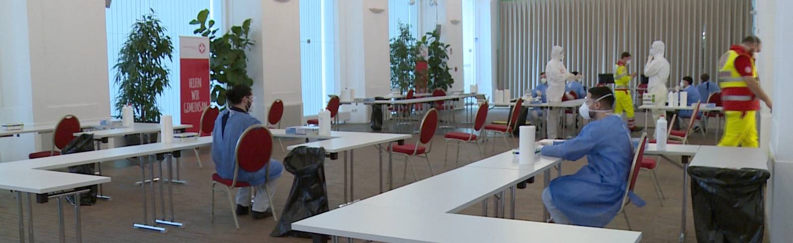 Schloss Schönbrunn: Corona-Teststrasse öffnet