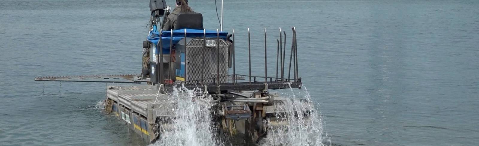 Bezirksflash: Saisonsstart für Mähboote