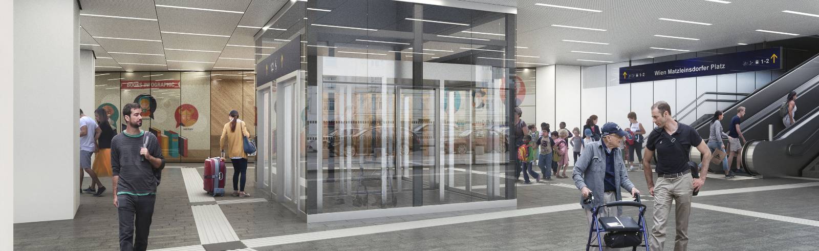 Sperre der S-Bahn-Station Matzleinsdorfer Platz