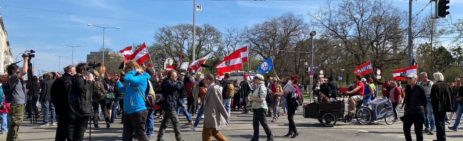 15 Festnahmen bei Demo in Wien