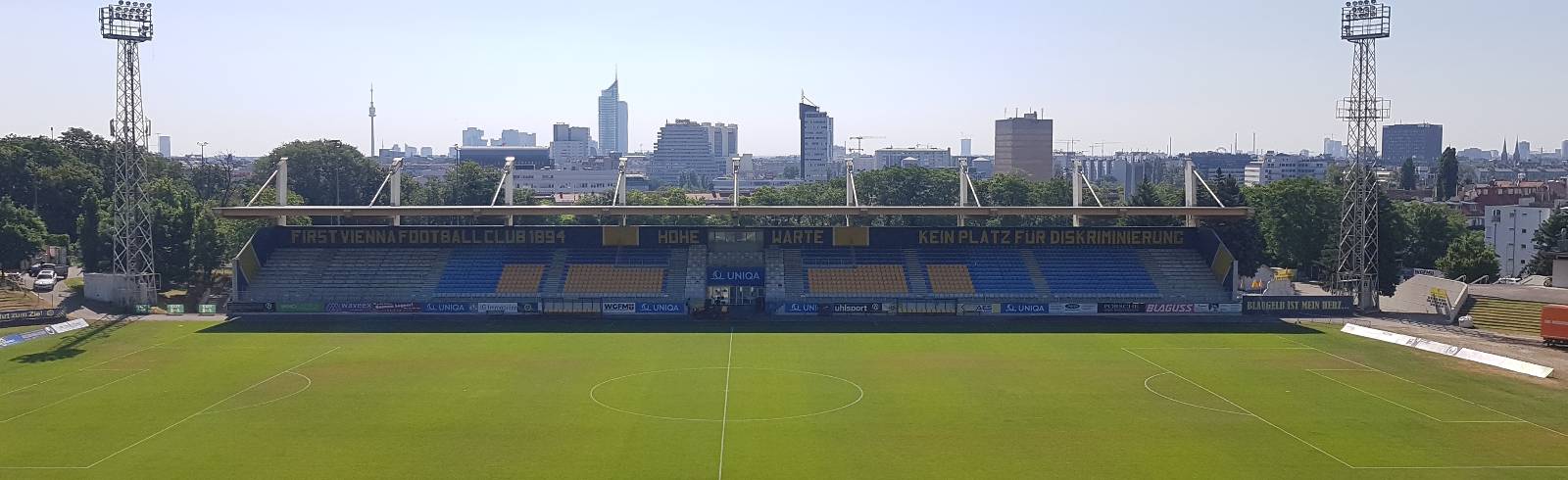 Stadion Hohe Warte: 100 Jahre blau-gelbes Zuhause