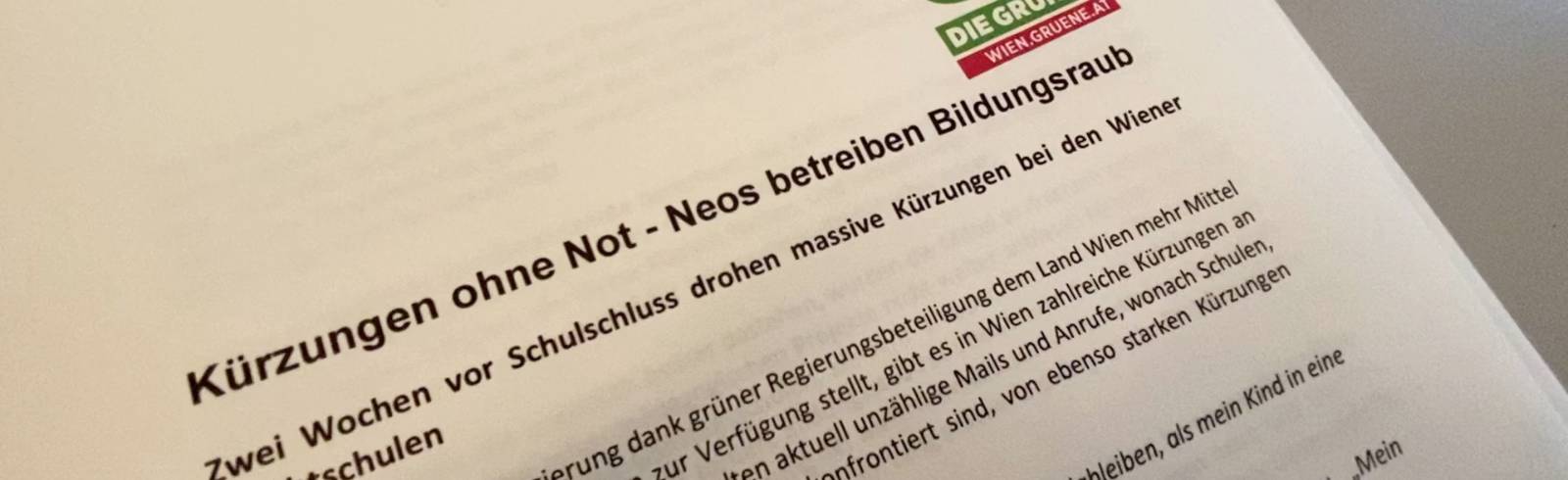 Grüne orten Rückschritt in Bildungspolitik
