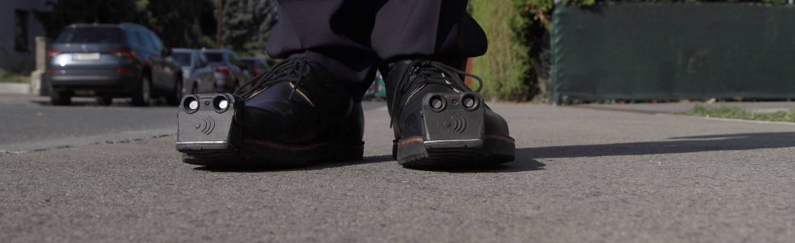 'Sehende Schuhe': Innovation für Sehbehinderte
