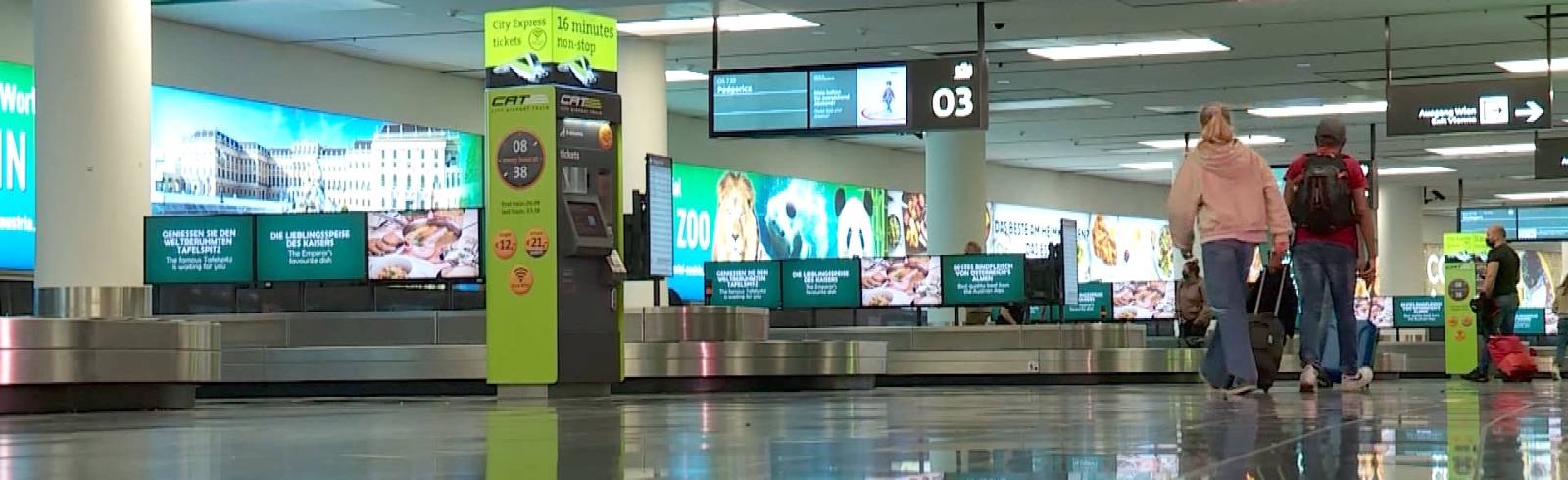 Flughafen zwischen Erholung und Unsicherheit