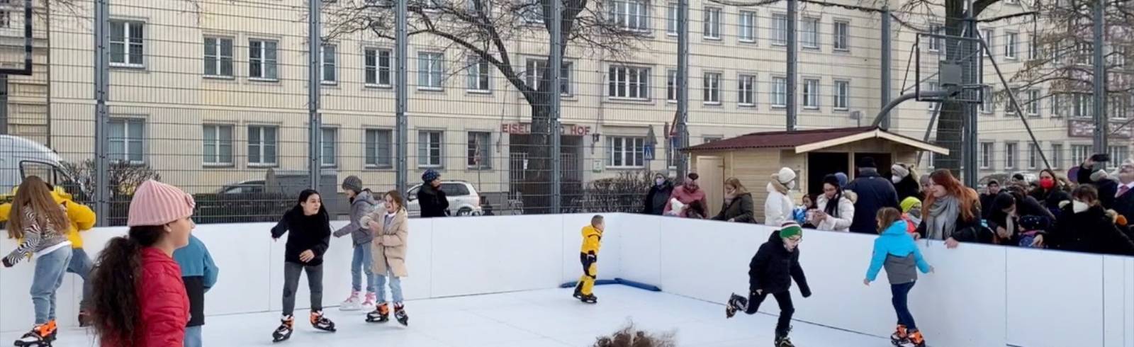 Bacherpark: "Das Eislaufen ist kostenlos"