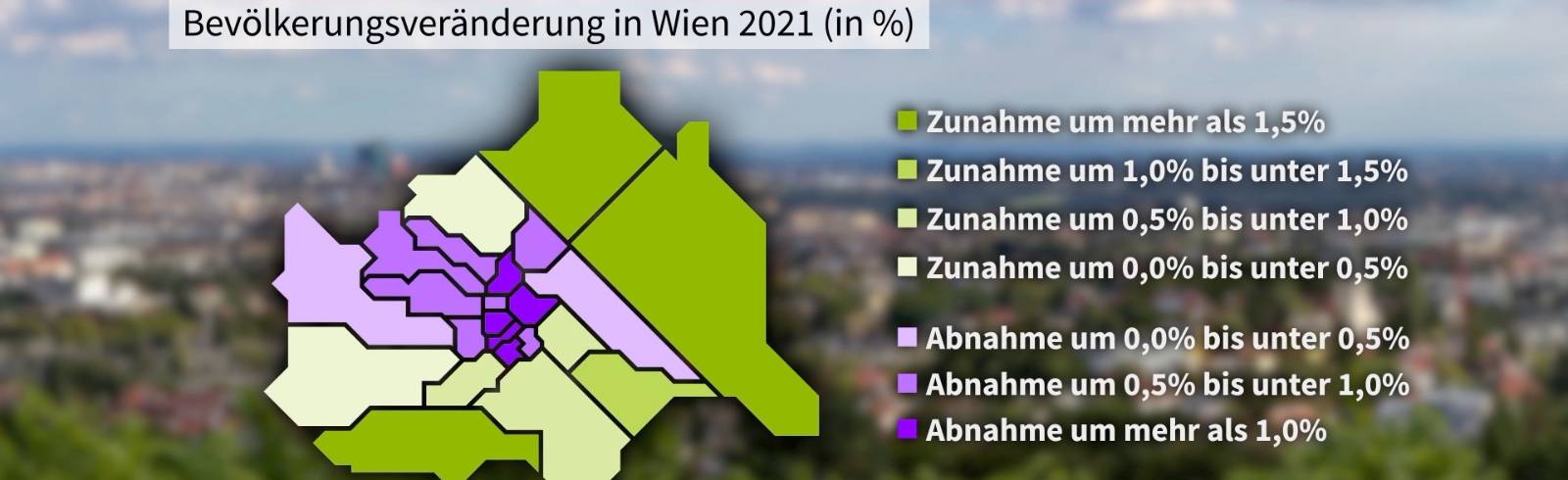 Diese Bezirke boomen, diese weniger