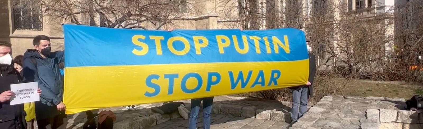 Solidaritätskundgebung für die Ukraine