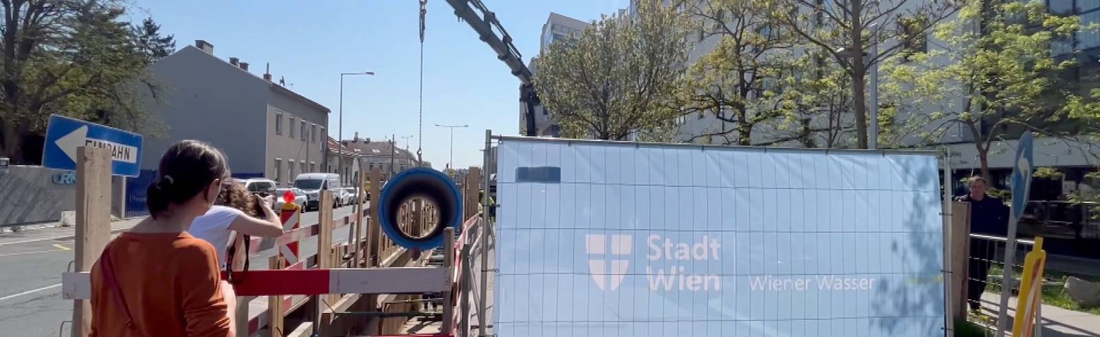 Bezirksflash: Neue Wasser-Hauptleitung entsteht