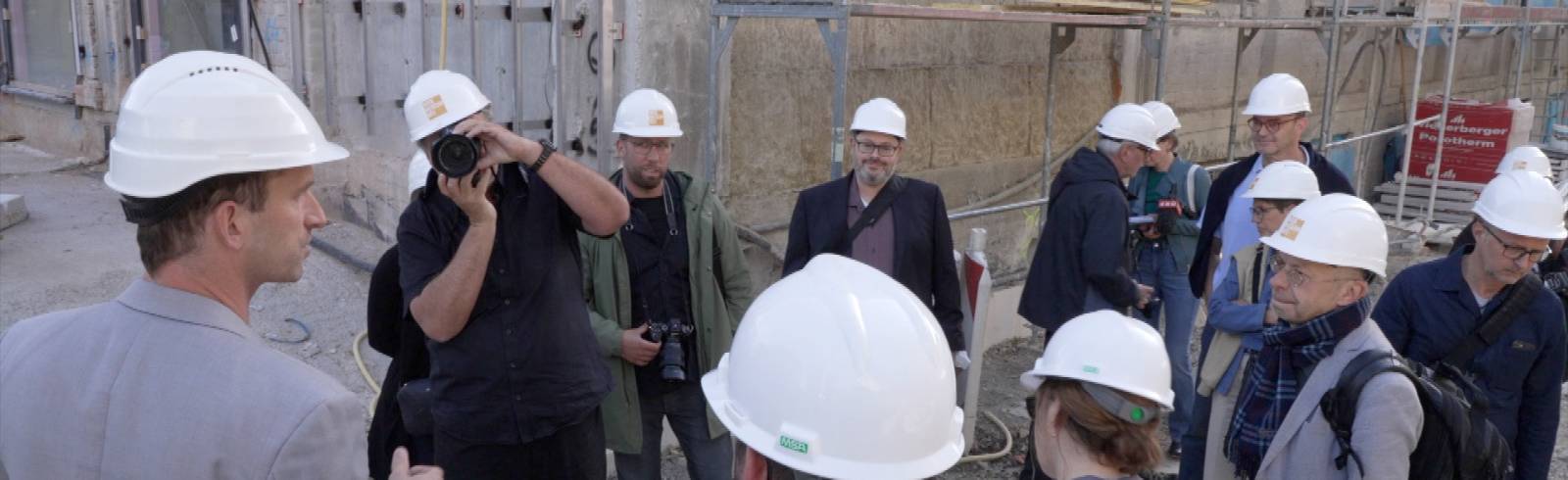 Baustellenbegehung beim Wien Museum