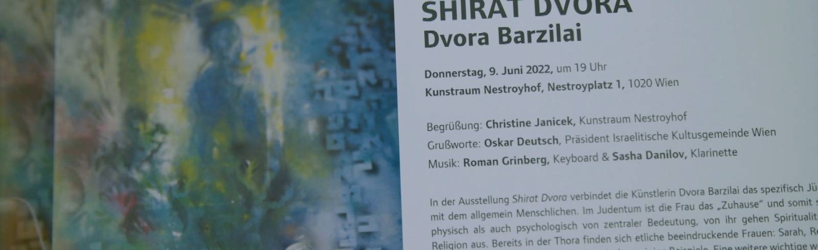 Dvora Barzilai im Kunstraum Nestroyhof