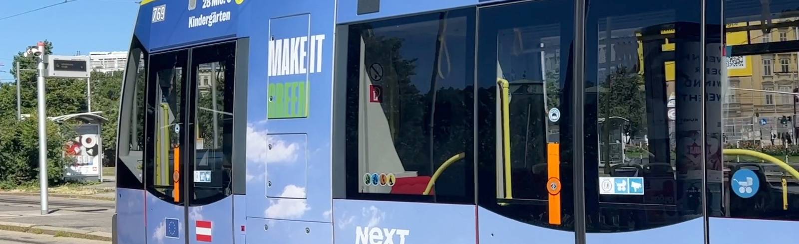 EU: Ludwig weiht "Solidaritäts-Bim" ein