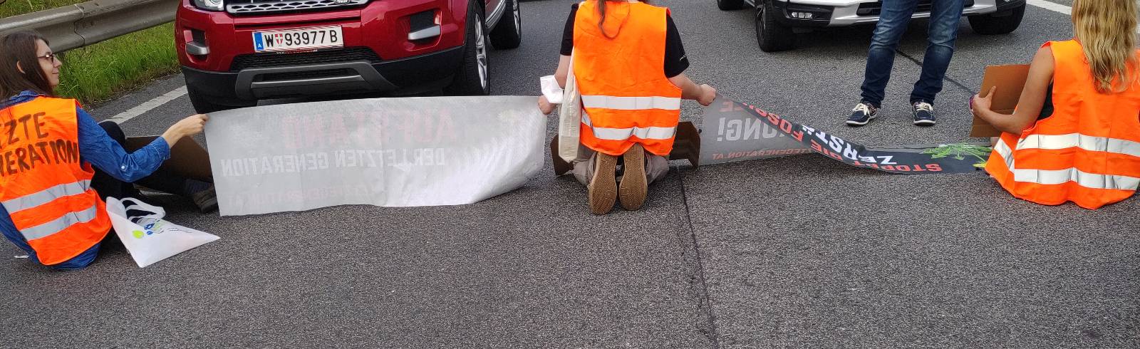 Bezirksflash: Klima-Protest am Verteilerkreis