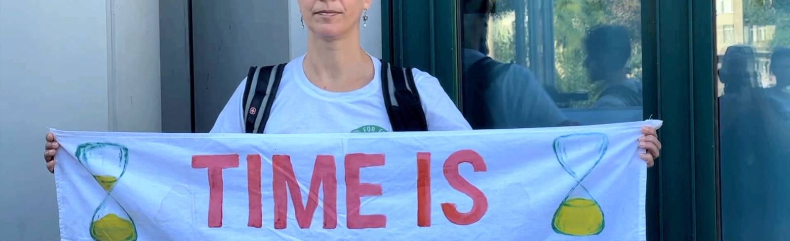 Demonstration vor Umweltministerium