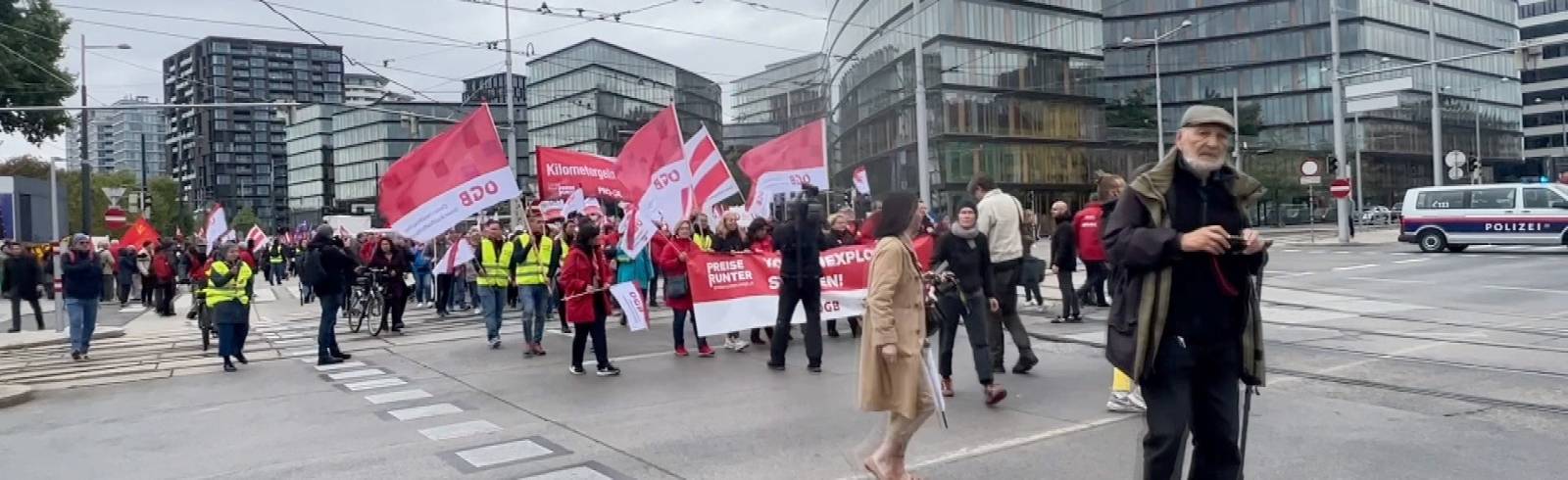 Bezirksflash: Anti-Teuerung-Demo