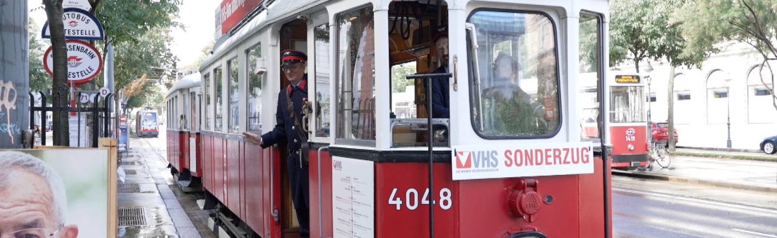 VHS-Schnupperkurse in der Straßenbahn