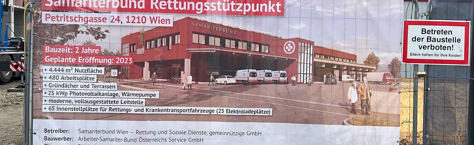 Neuer Rettungsstützpunkt in Floridsdorf