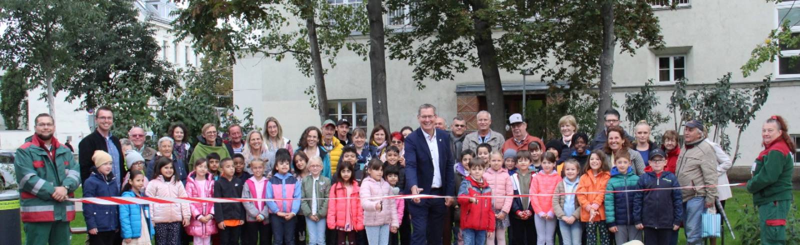 Bezirksflash: Grete & Otto Ascher Park eröffnet