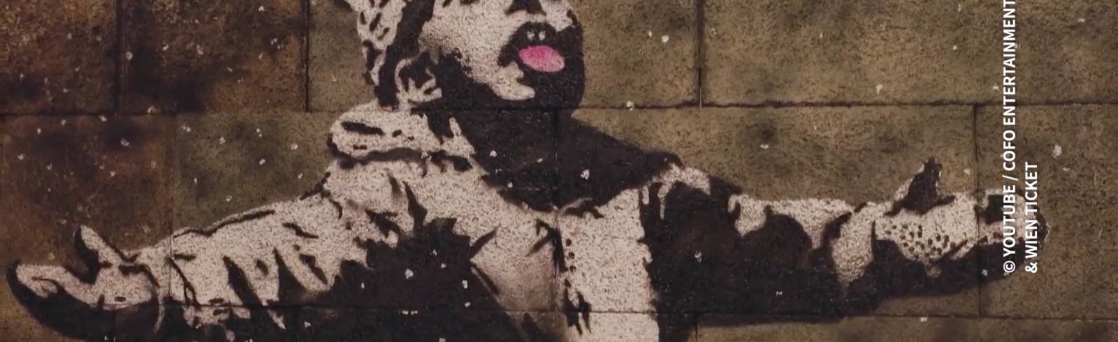 Streetart-Ikone Banksy in der Wiener Stadthalle