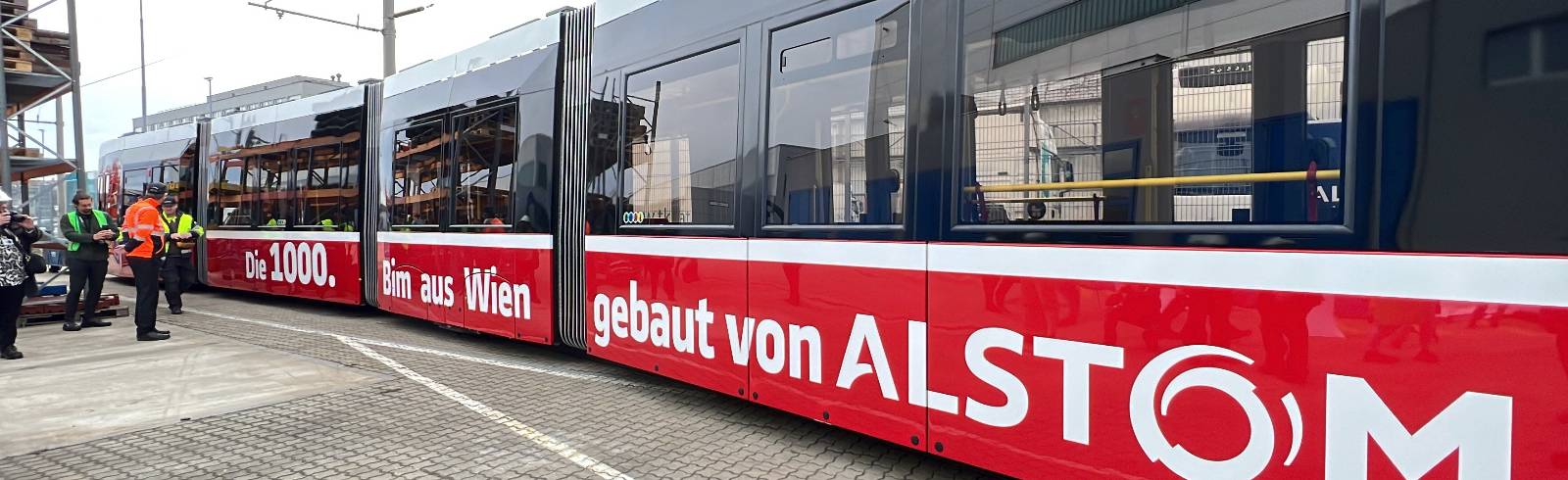 1000. Straßenbahn aus der Donaustadt