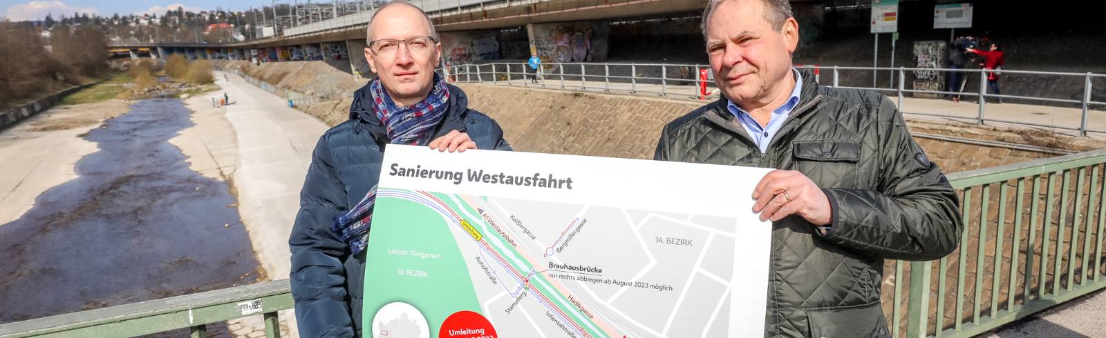 Wiener Westausfahrt wird modernisiert