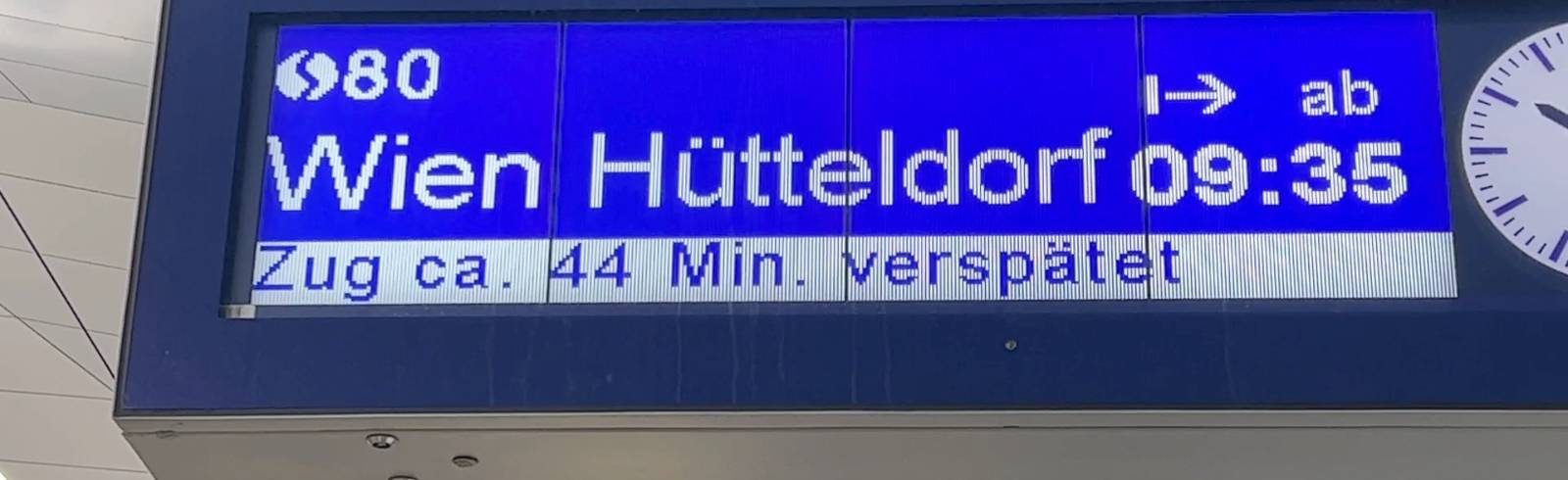 ÖBB-Störung behoben: Züge wieder auf Schiene